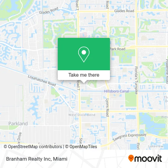 Branham Realty Inc map