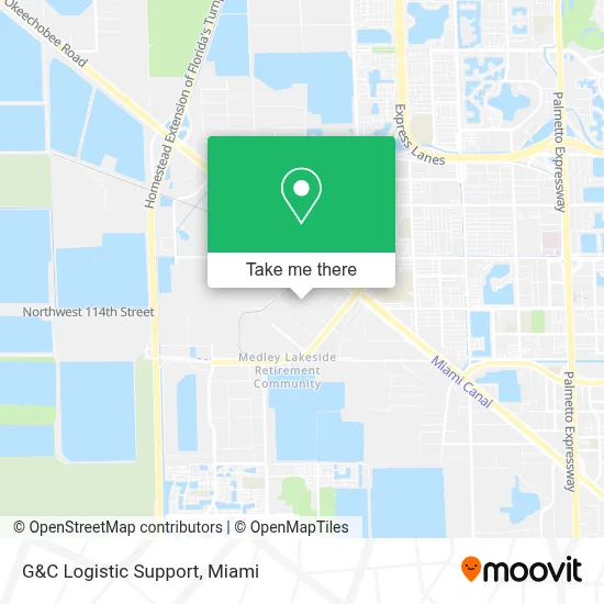 G&C Logistic Support map
