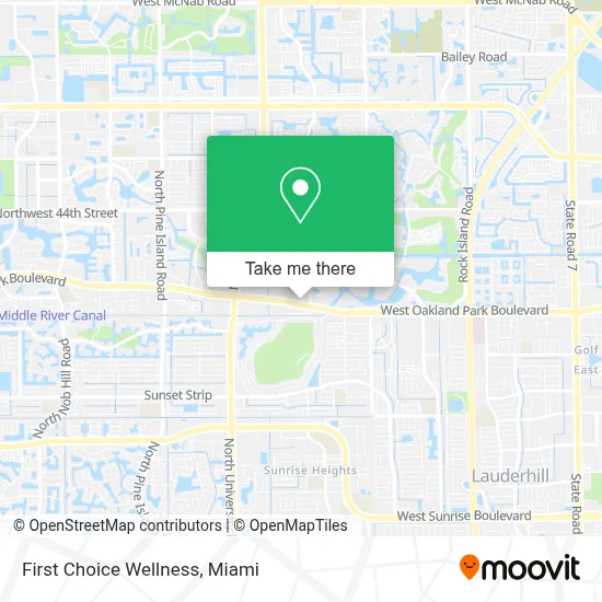 First Choice Wellness map