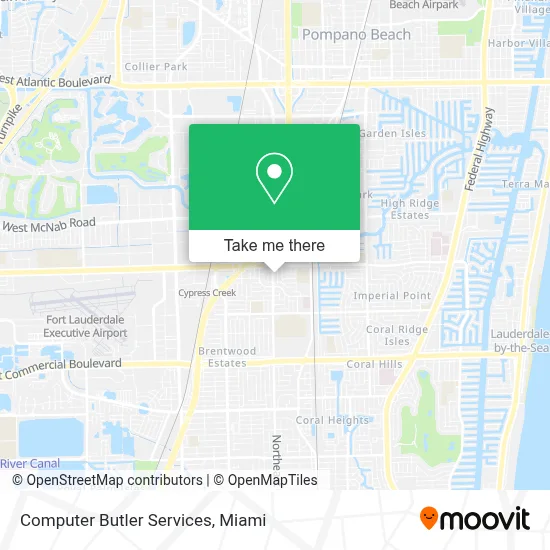 Computer Butler Services map