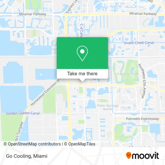 Go Cooling map