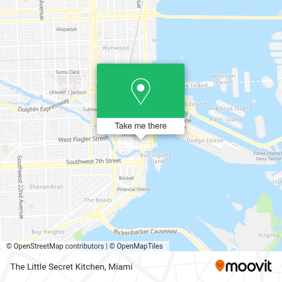 The Little Secret Kitchen map