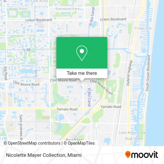 Nicolette Mayer Collection map