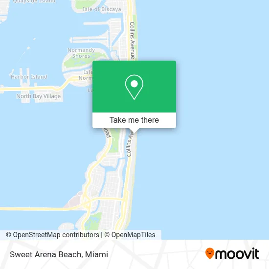 Sweet Arena Beach map