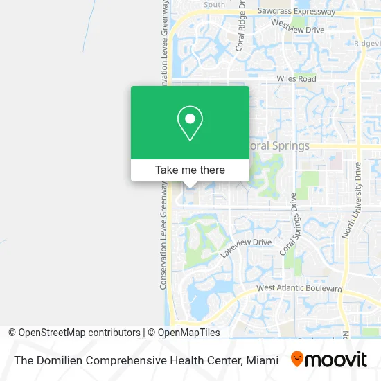 The Domilien Comprehensive Health Center map