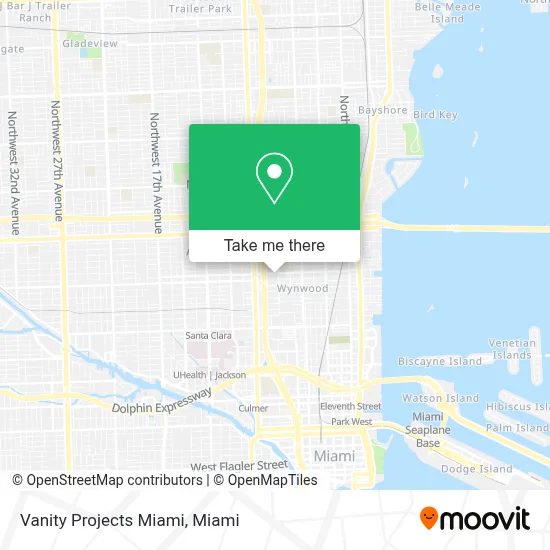 Vanity Projects Miami map