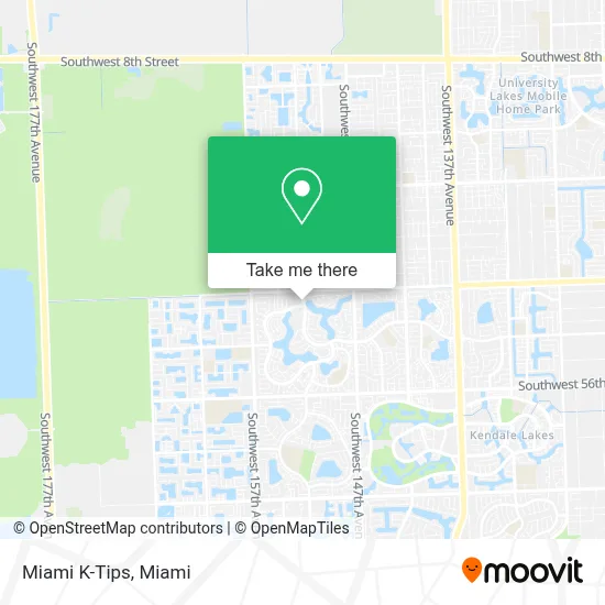 Miami K-Tips map