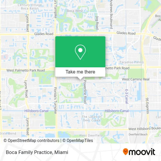 Boca Family Practice map