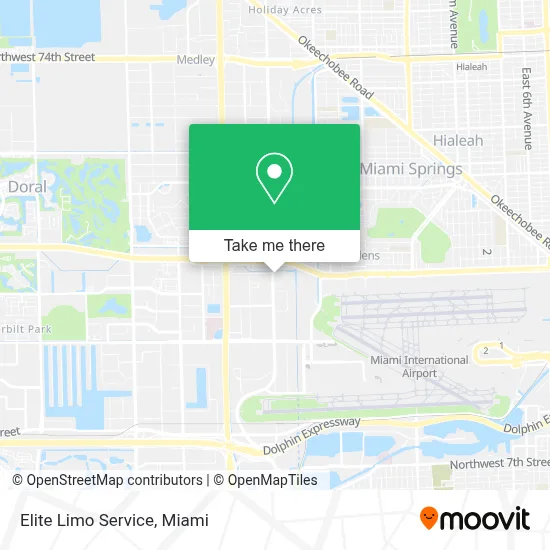 Elite Limo Service map