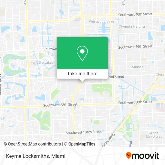 Keyme Locksmiths map
