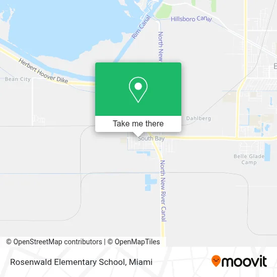Rosenwald Elementary School map