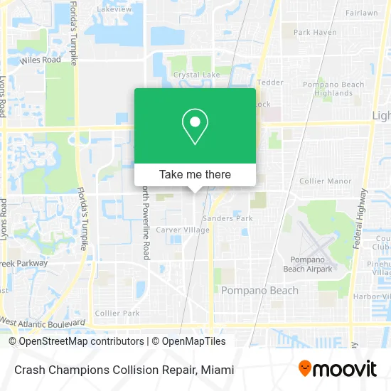 Crash Champions Collision Repair map