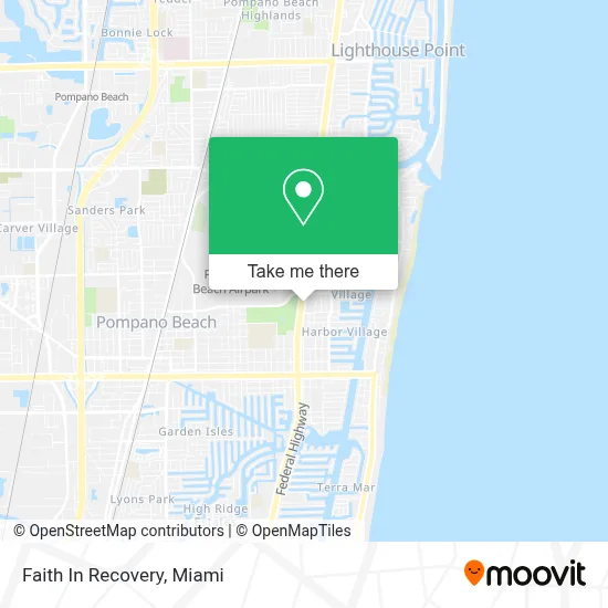 Faith In Recovery map