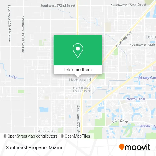 Southeast Propane map