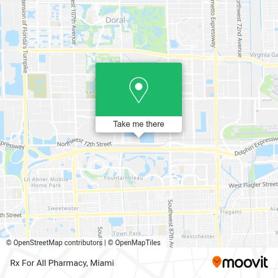 Rx For All Pharmacy map
