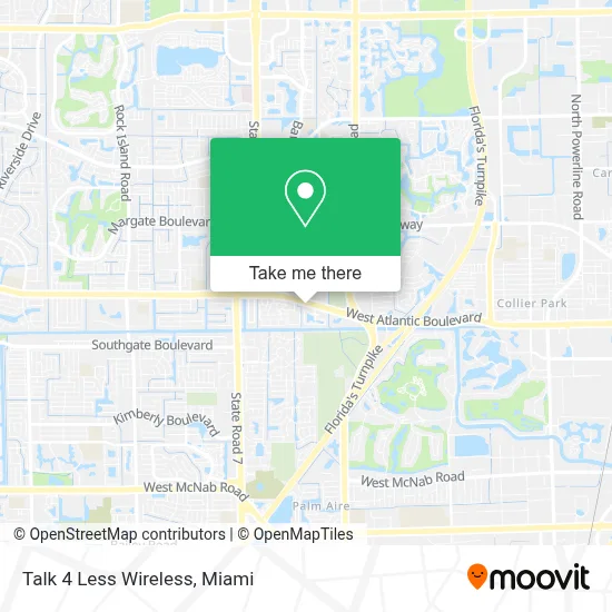 Talk 4 Less Wireless map