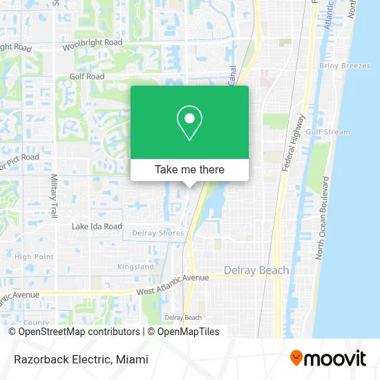Razorback Electric map