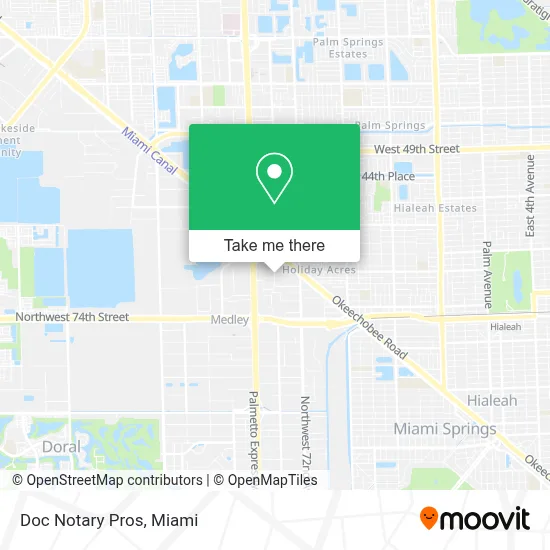 Doc Notary Pros map
