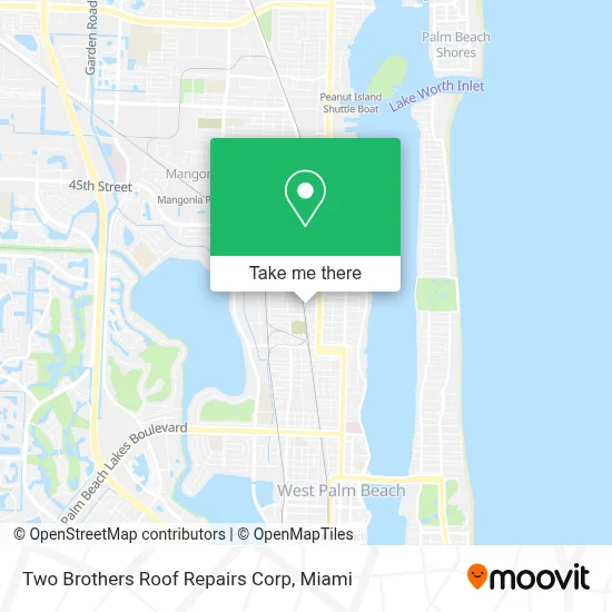 Two Brothers Roof Repairs Corp map
