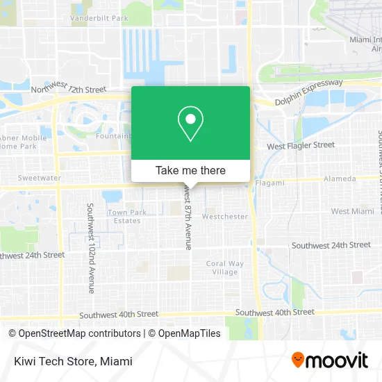 Kiwi Tech Store map