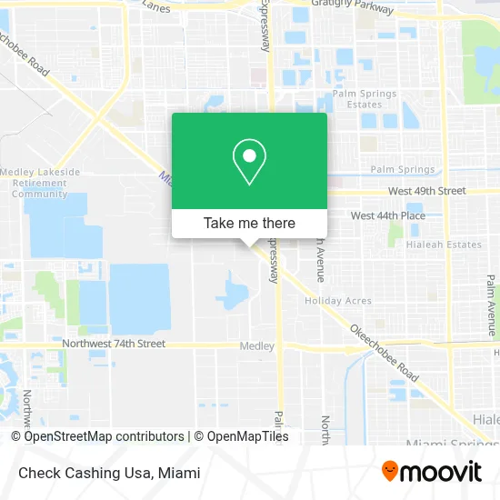 Check Cashing Usa map
