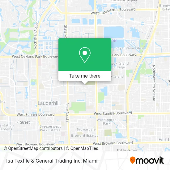 Isa Textile & General Trading Inc map