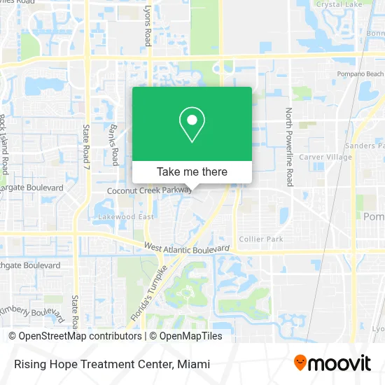 Rising Hope Treatment Center map