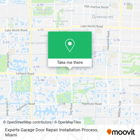 Experts Garage Door Repair Installation Process map