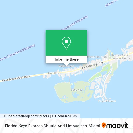 Florida Keys Express Shuttle And Limousines map