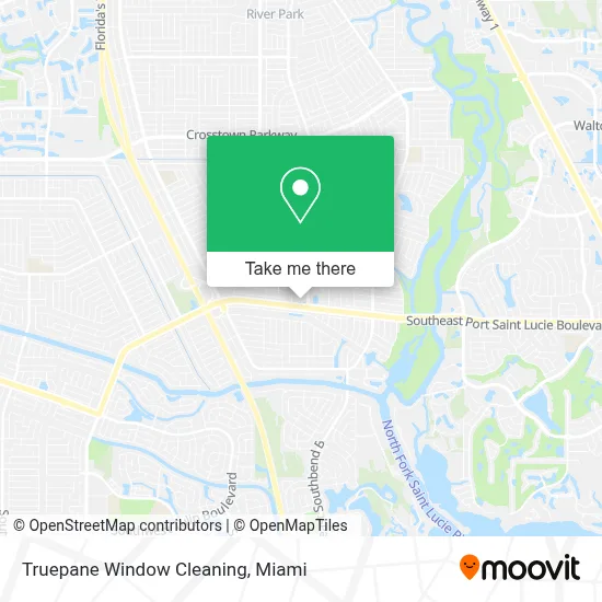 Truepane Window Cleaning map