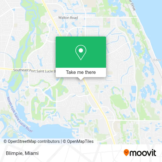 Blimpie map