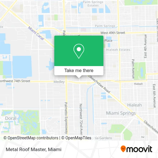 Metal Roof Master map