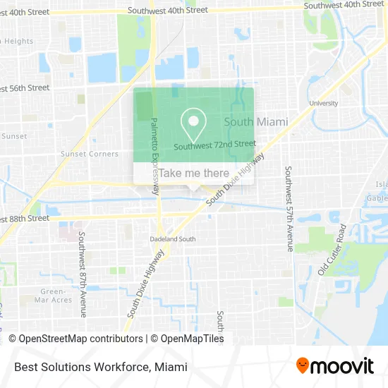 Best Solutions Workforce map