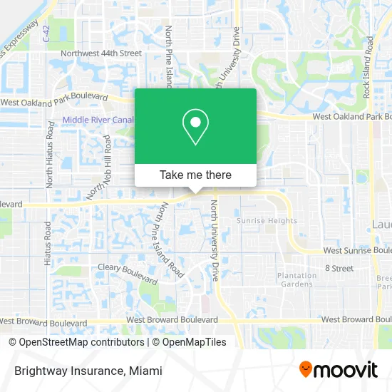 Brightway Insurance map