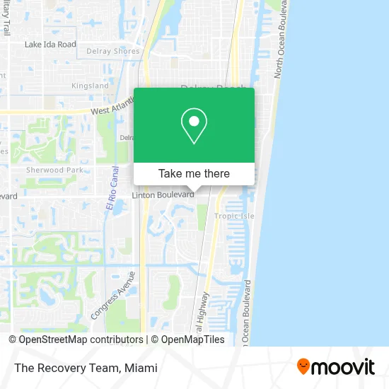 The Recovery Team map