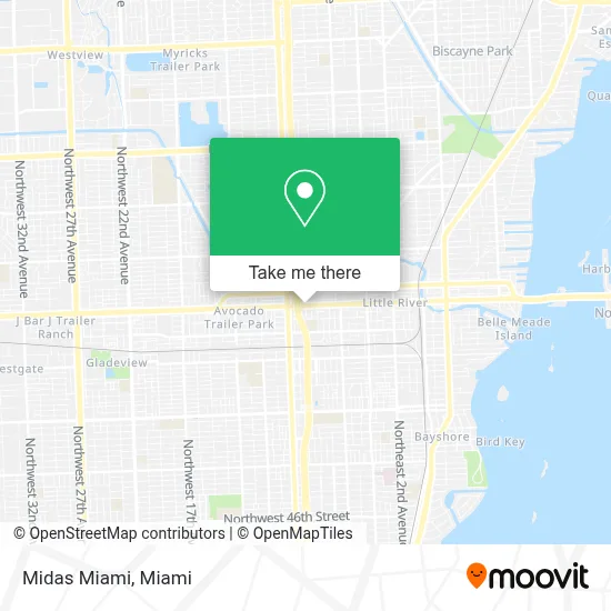 Midas Miami map