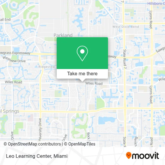 Leo Learning Center map