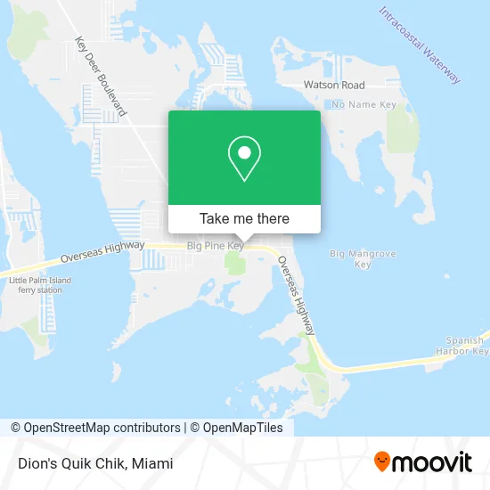 Dion's Quik Chik map
