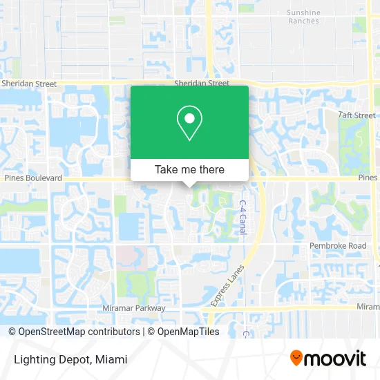 Lighting Depot map
