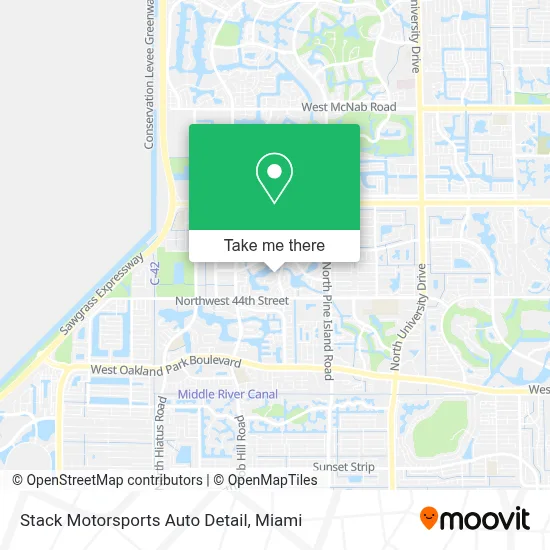 Stack Motorsports Auto Detail map