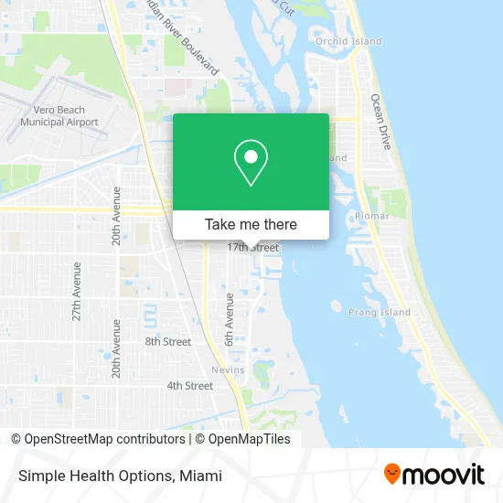 Simple Health Options map