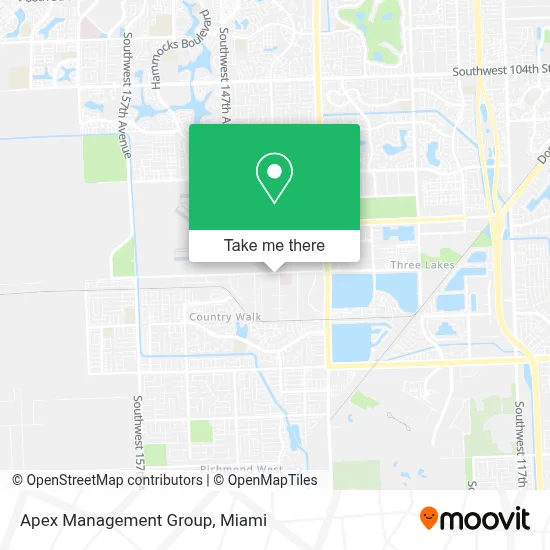 Apex Management Group map