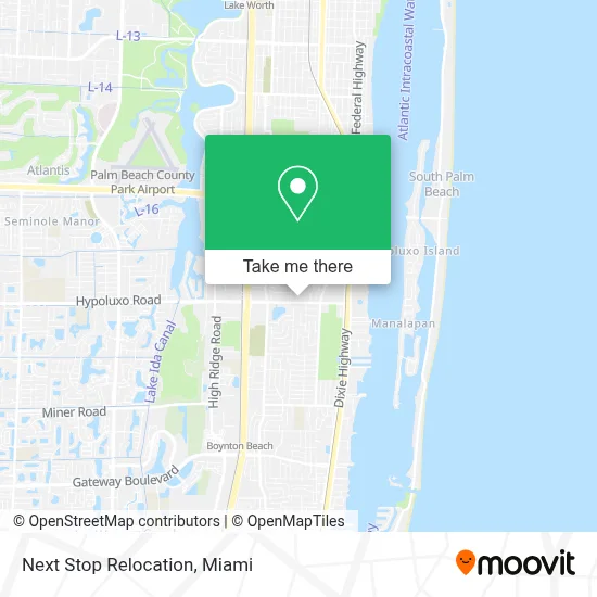 Next Stop Relocation map