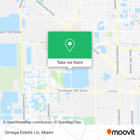 Omega Events Llc map