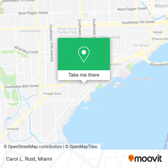 Carol L. Rust map