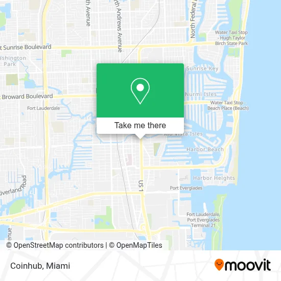 Coinhub map