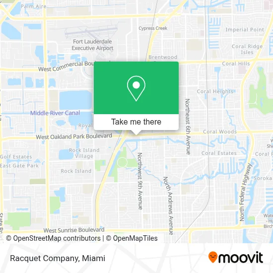 Racquet Company map
