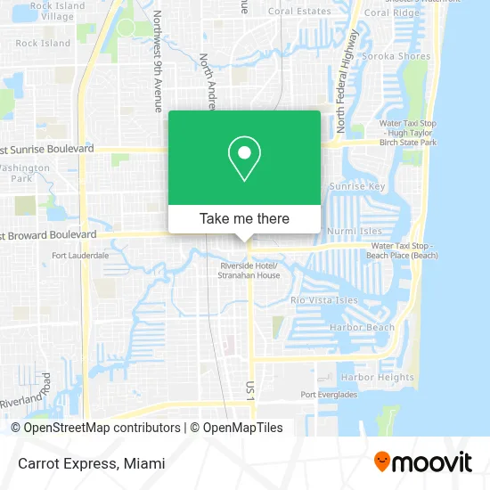 Carrot Express map