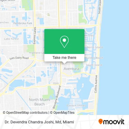 Dr. Devendra Chandra Joshi, Md map