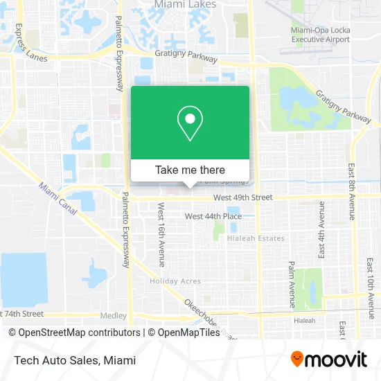 Tech Auto Sales map